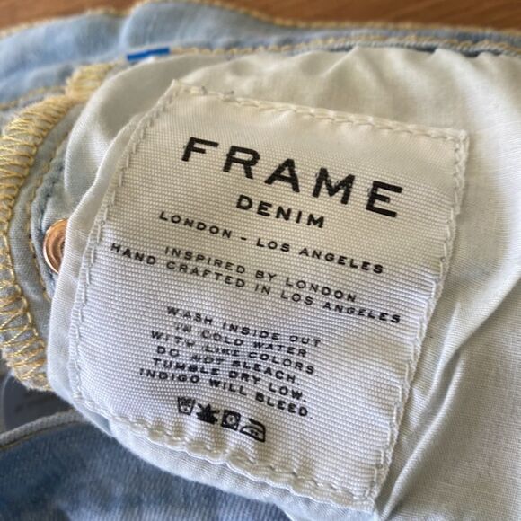 Frame Denim ‘Le Skinny De Jeanne’ in‎ Park Court Distressed Stretch Jean 24 - Picture 11 of 12